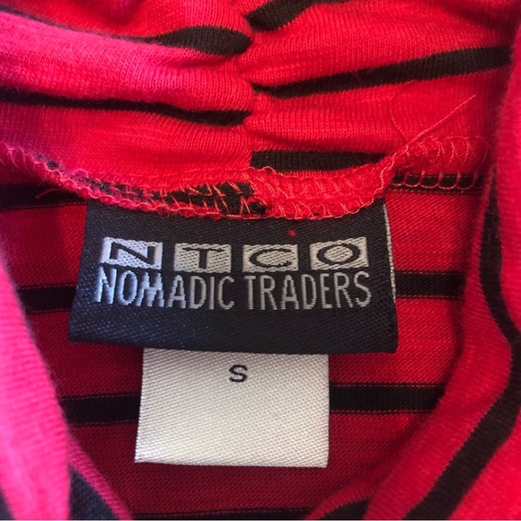 Striped Ruched Turtleneck Shirt Layering Piece Fall Winter Minimalist Retro - Picture 10 of 11